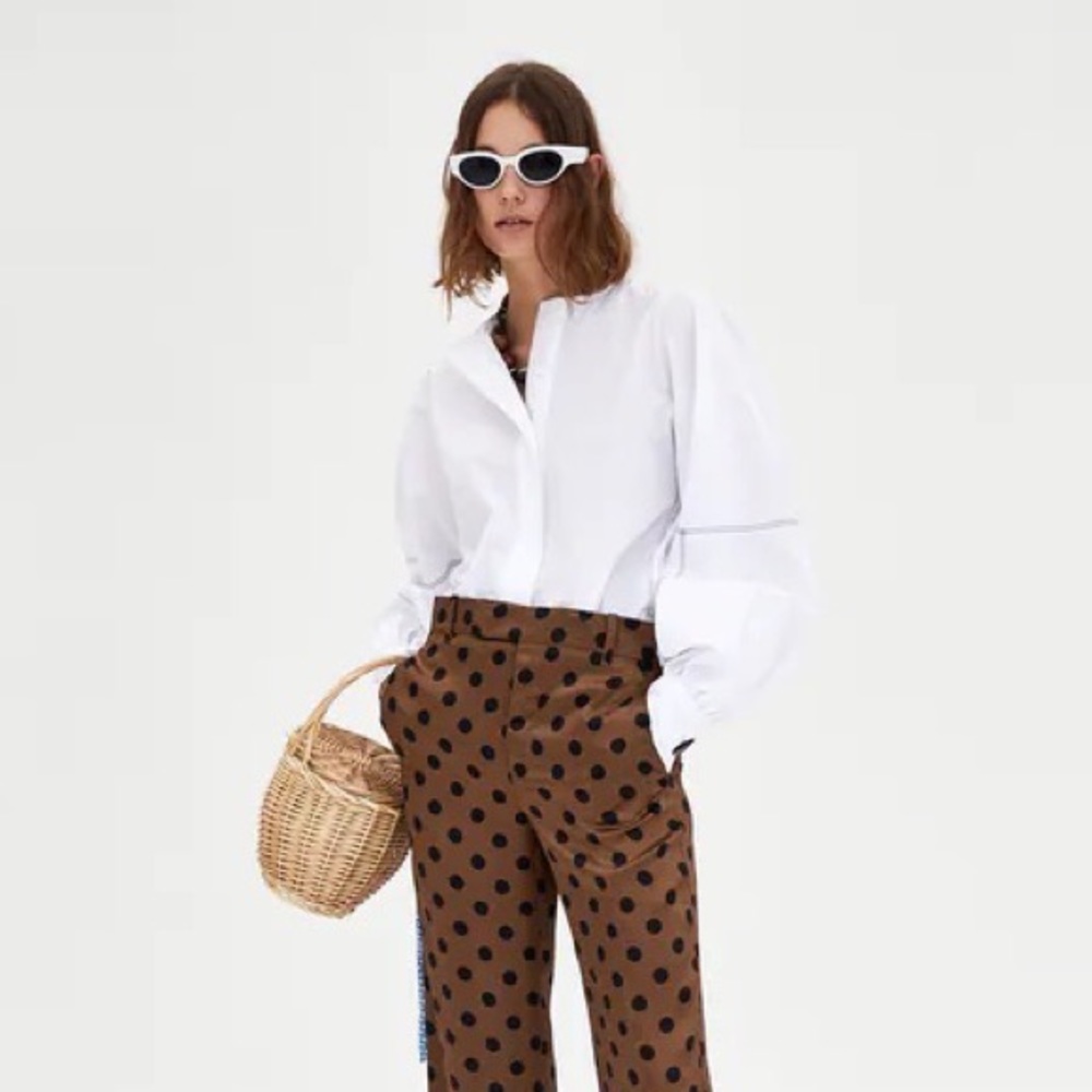 Zara White Blouse - XS